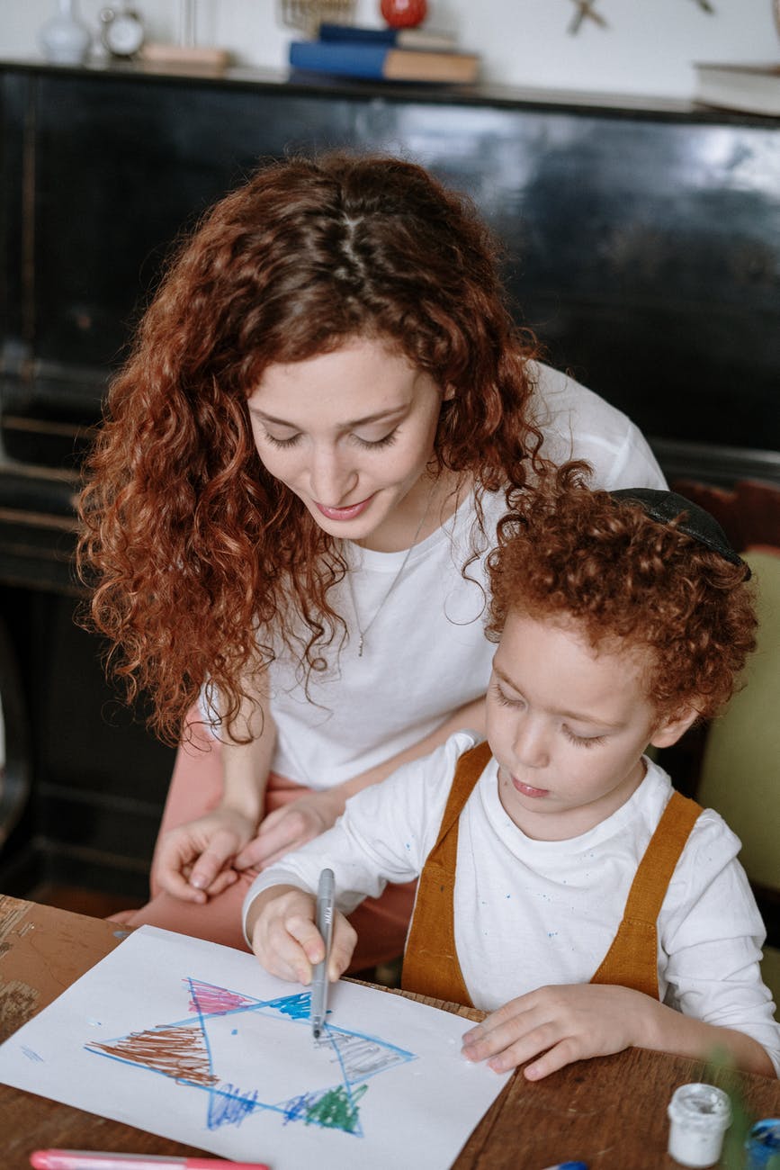 mother and son