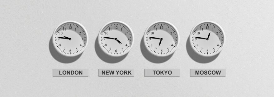 london new york tokyo and moscow clocks