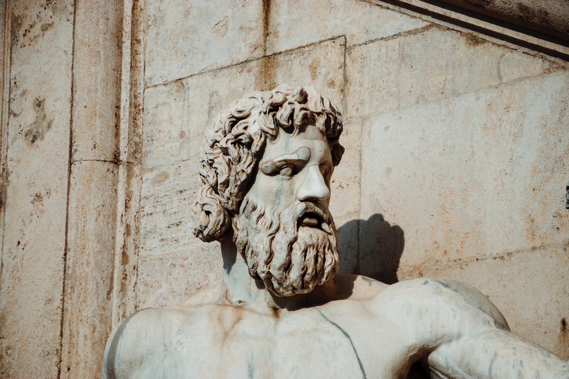 close up photo of a statue