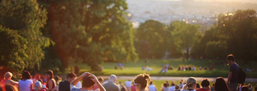 group of people enjoying music concert