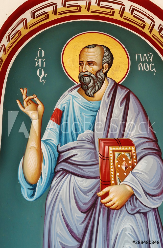 Paulus-Ikone, Kastraki, Griechenland