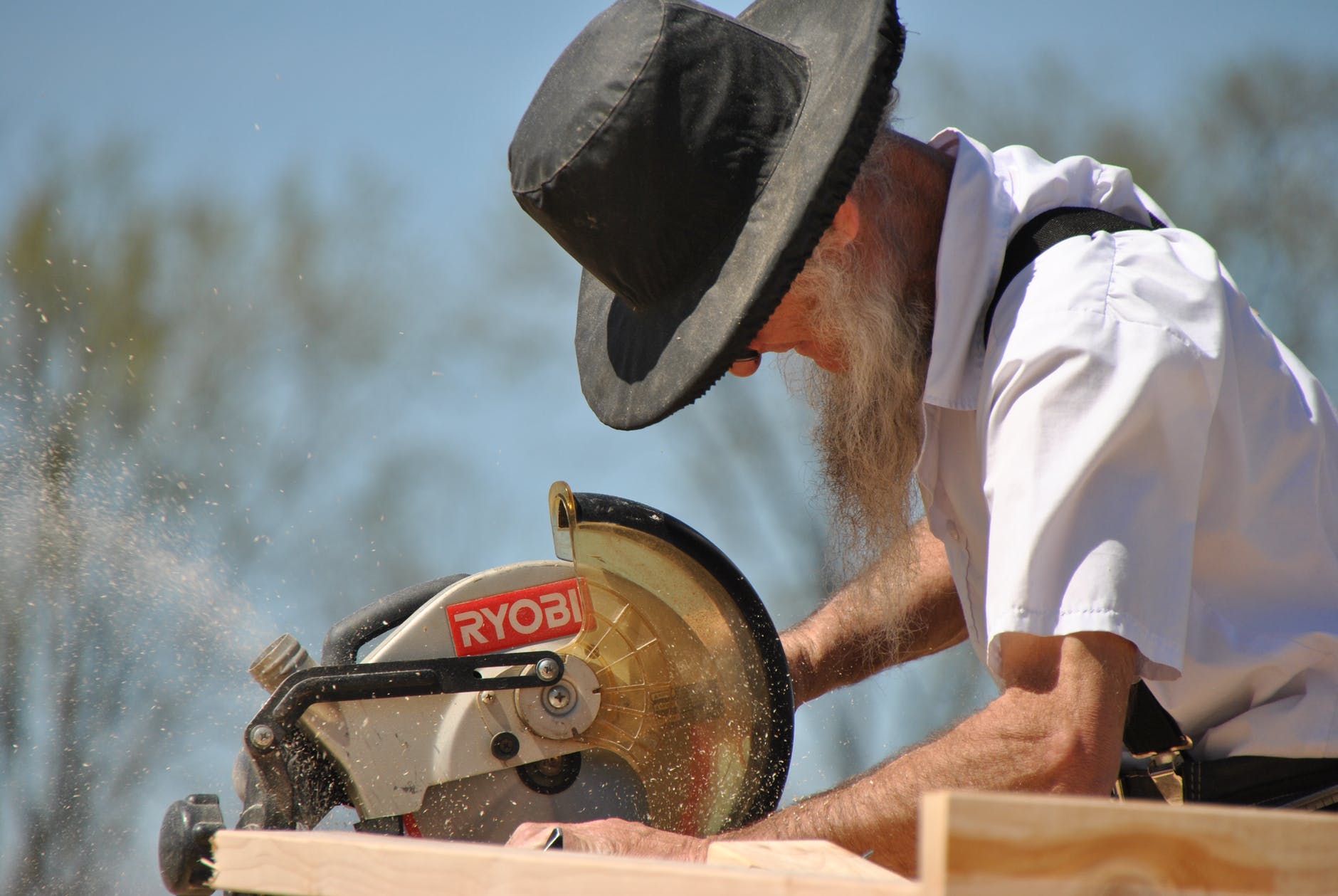 wood man people industry